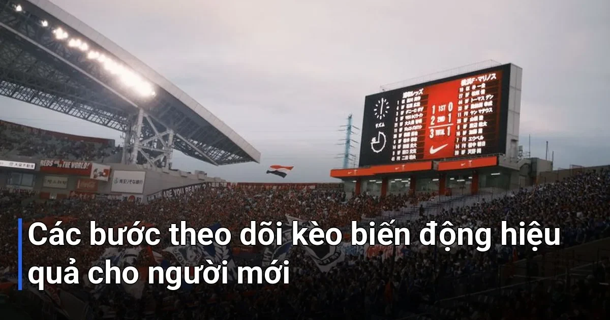 Rất đơn giản thôi, bạn chỉ cần thực hiện đúng quy trình và kiên trì - kinh nghiệm theo dõi kèo biến động