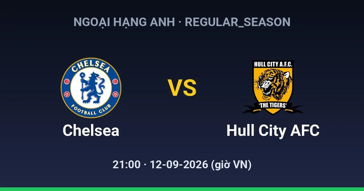 Chelsea FC vs Hull City AFC